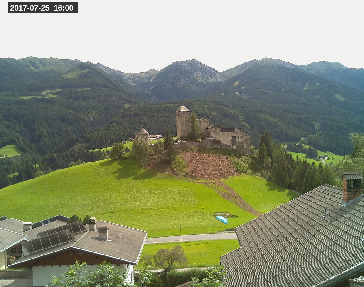 Webcam Burg Heinfels, 2017-07-25 16:00 Uhr