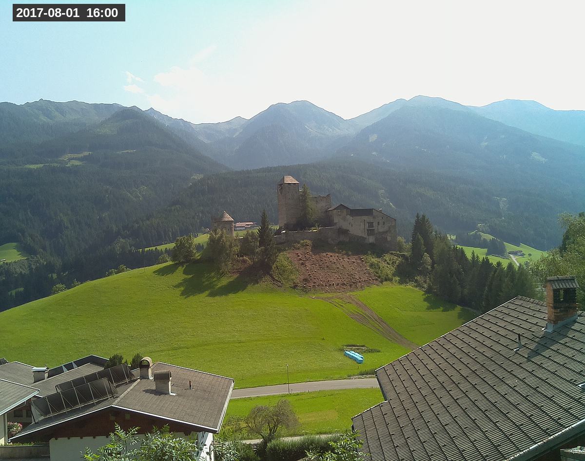 Webcam Burg Heinfels, 2017-08-01 16:00 Uhr