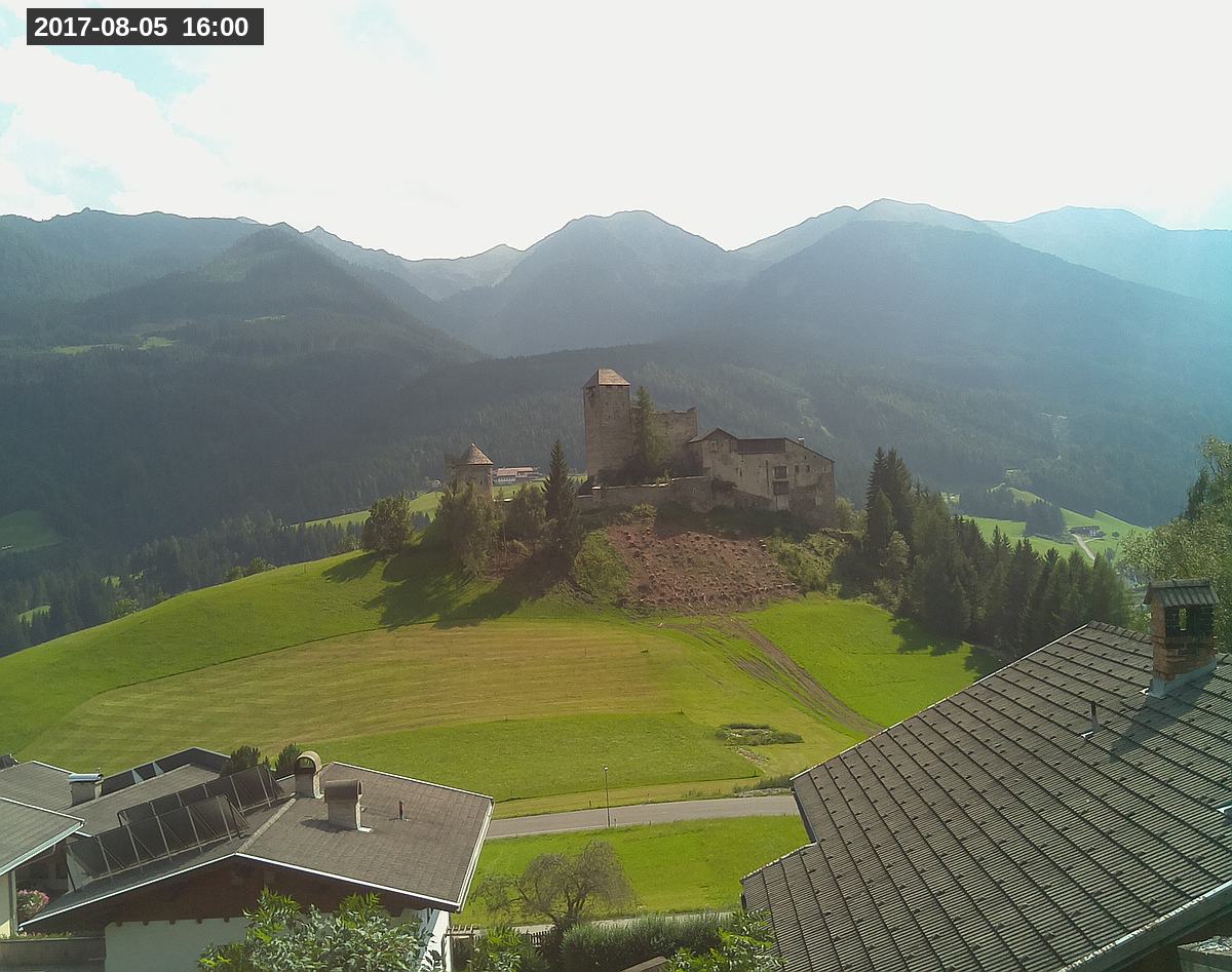 Webcam Burg Heinfels, 2017-08-05 16:00 Uhr