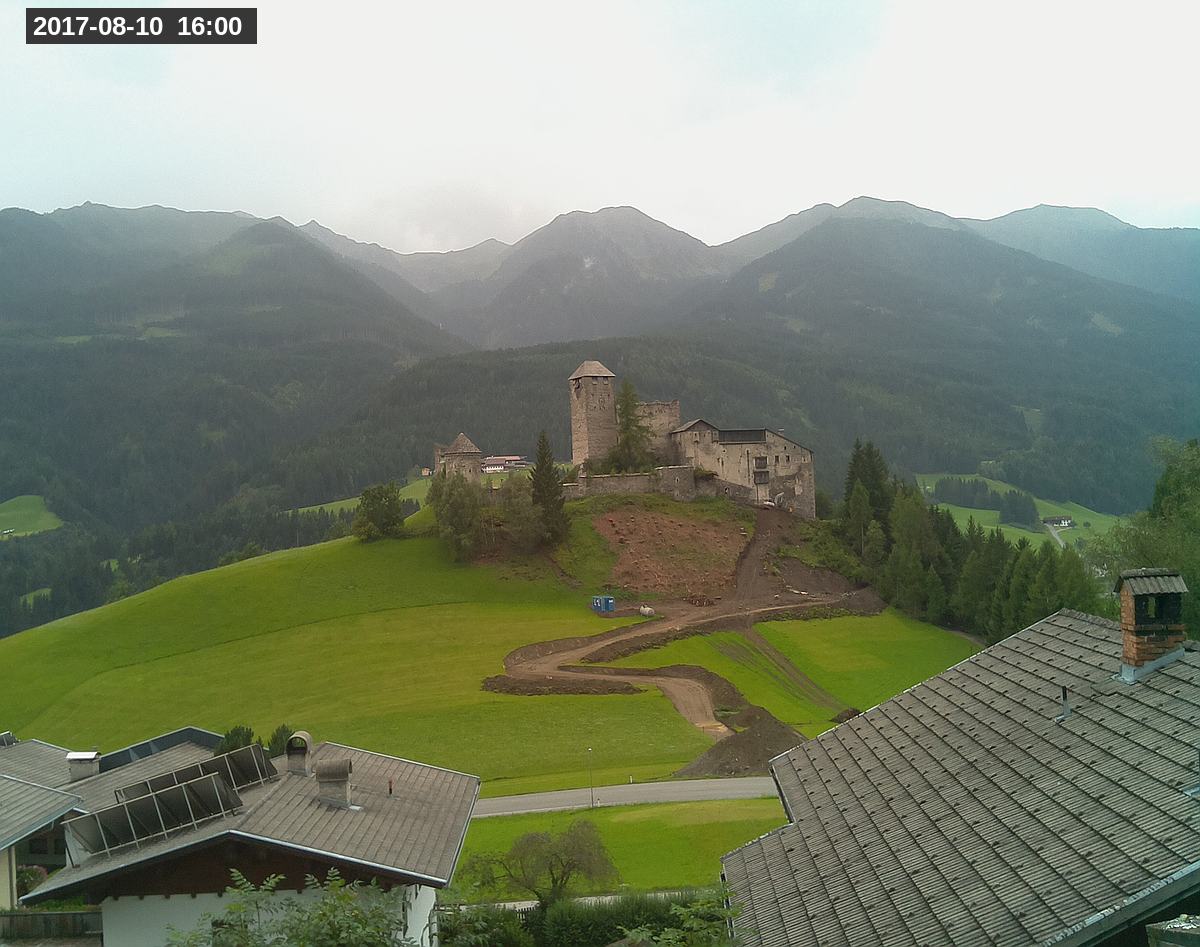 Webcam Burg Heinfels, 2017-08-10 16:00 Uhr