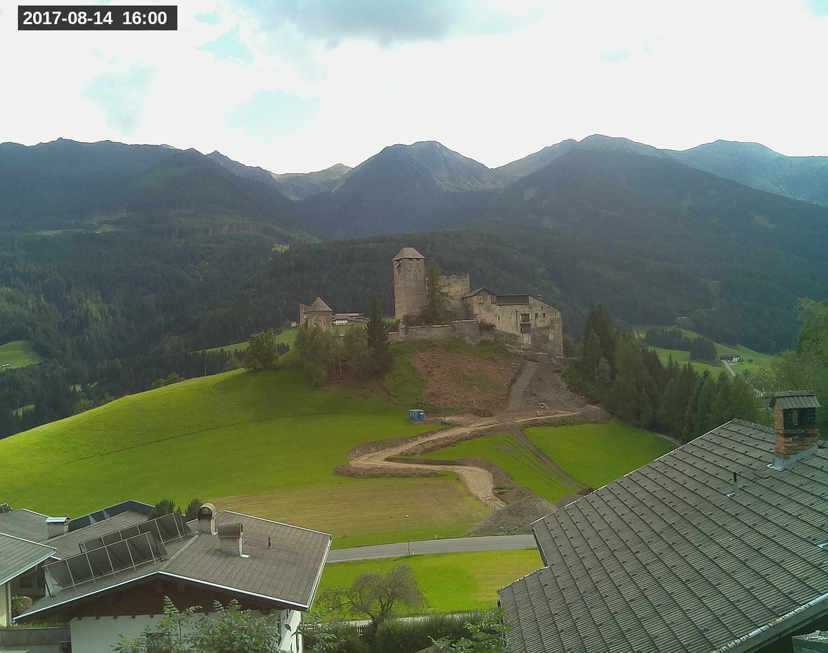 Webcam Burg Heinfels, 2017-08-14 16:00 Uhr