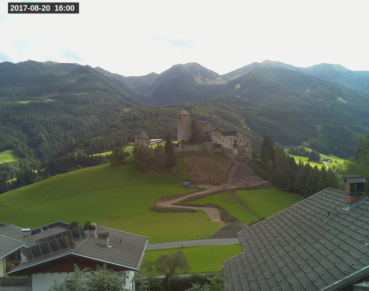 Webcam Burg Heinfels, 2017-08-20 16:00 Uhr