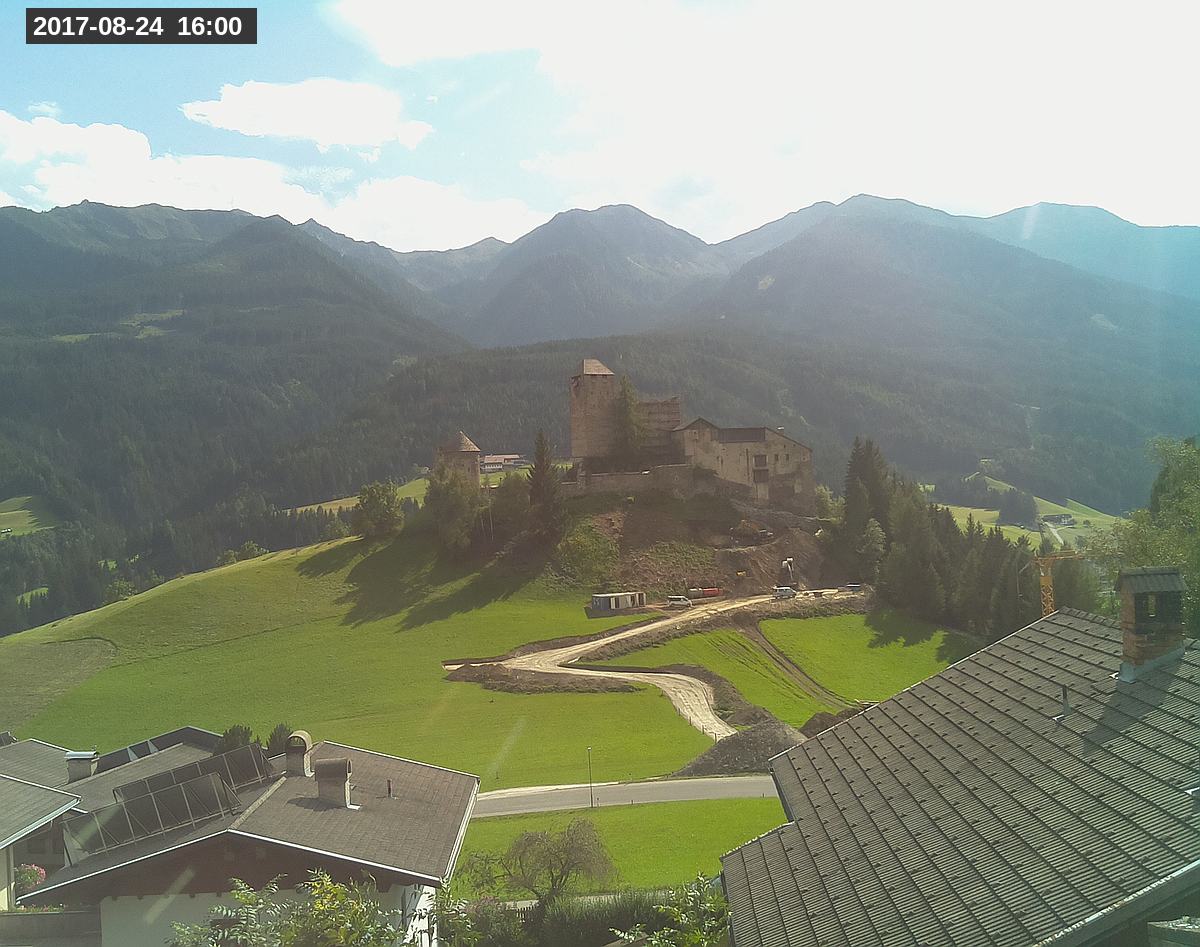 Webcam Burg Heinfels, 2017-08-24 16:00 Uhr