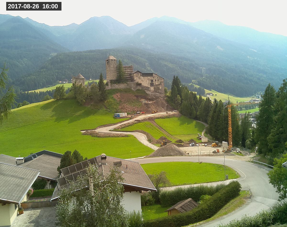 Webcam Burg Heinfels, 2017-08-26 16:00 Uhr