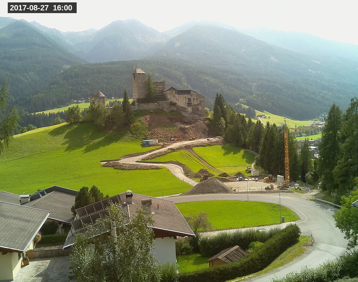 Webcam Burg Heinfels, 2017-08-27 16:00 Uhr