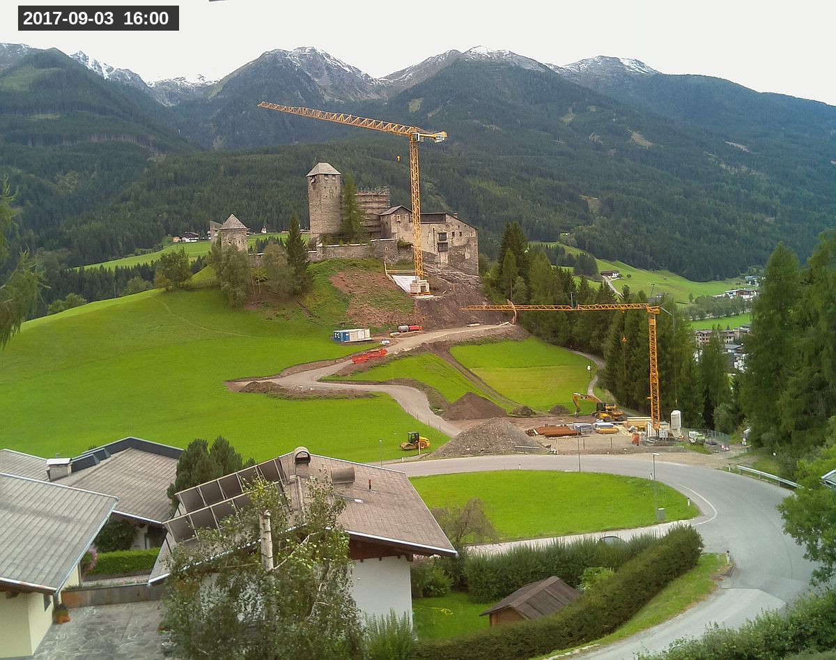 Webcam Burg Heinfels, 2017-09-03 16:00 Uhr
