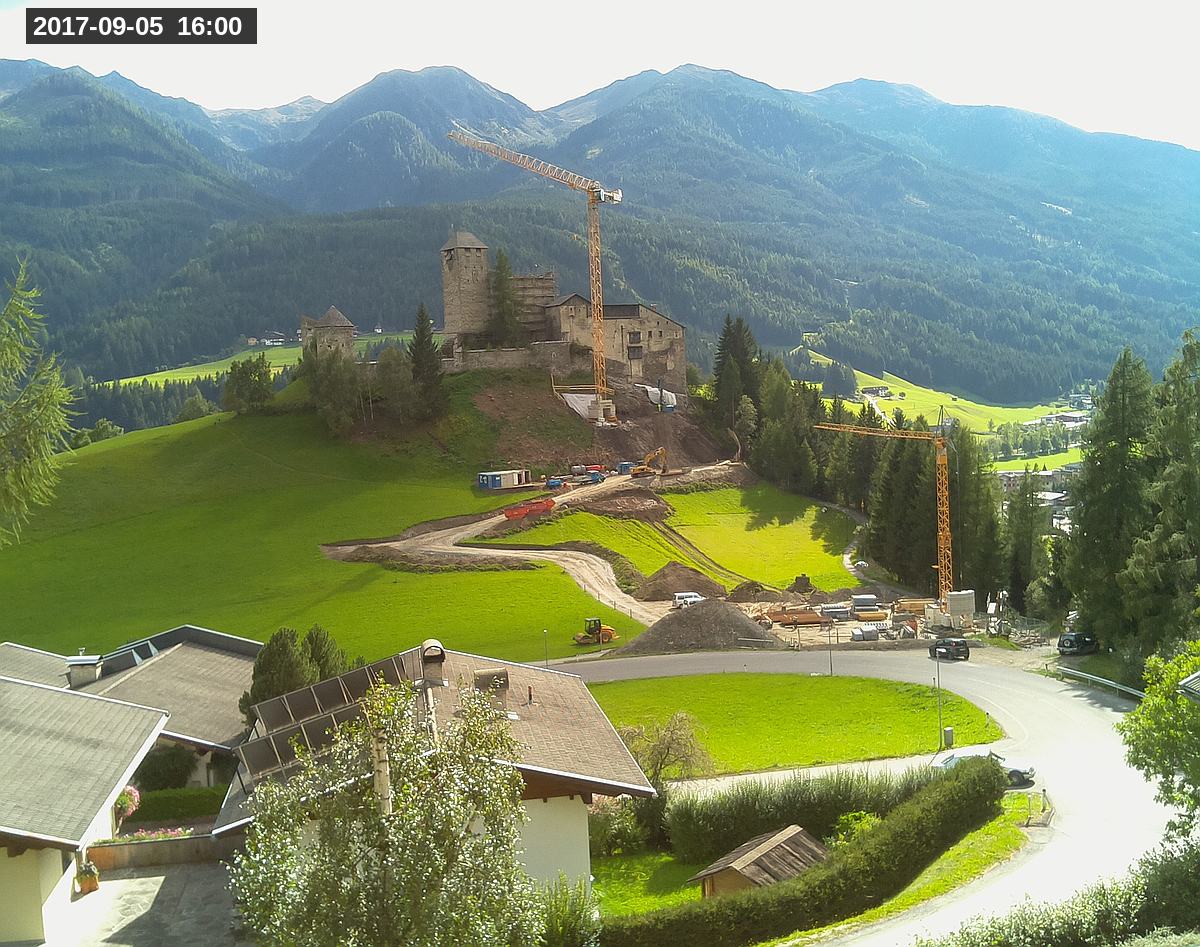 Webcam Burg Heinfels, 2017-09-05 16:00 Uhr