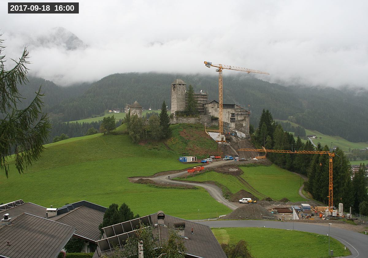 Webcam Burg Heinfels, 2017-09-18 16:00 Uhr