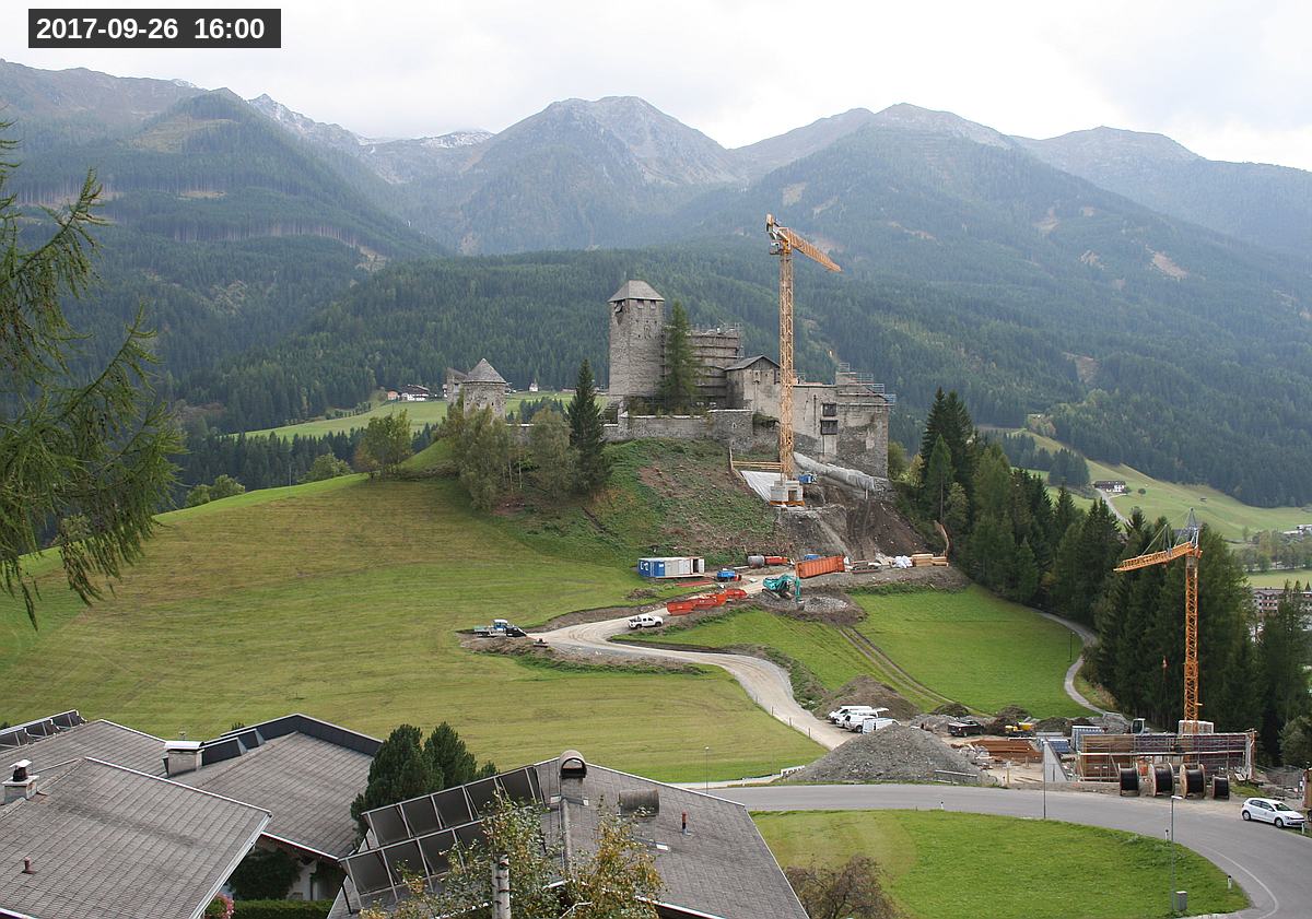 Webcam Burg Heinfels, 2017-09-26 16:00 Uhr