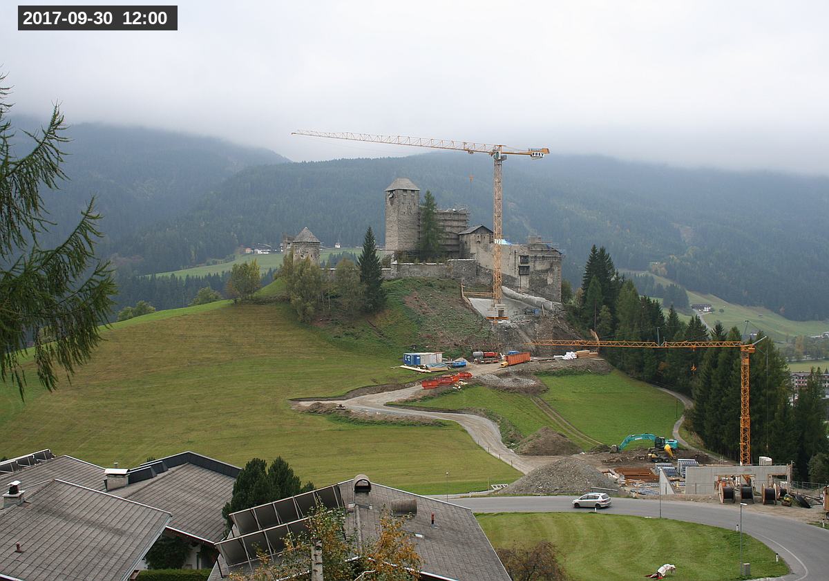 Webcam Burg Heinfels, 2017-09-30 12:00 Uhr