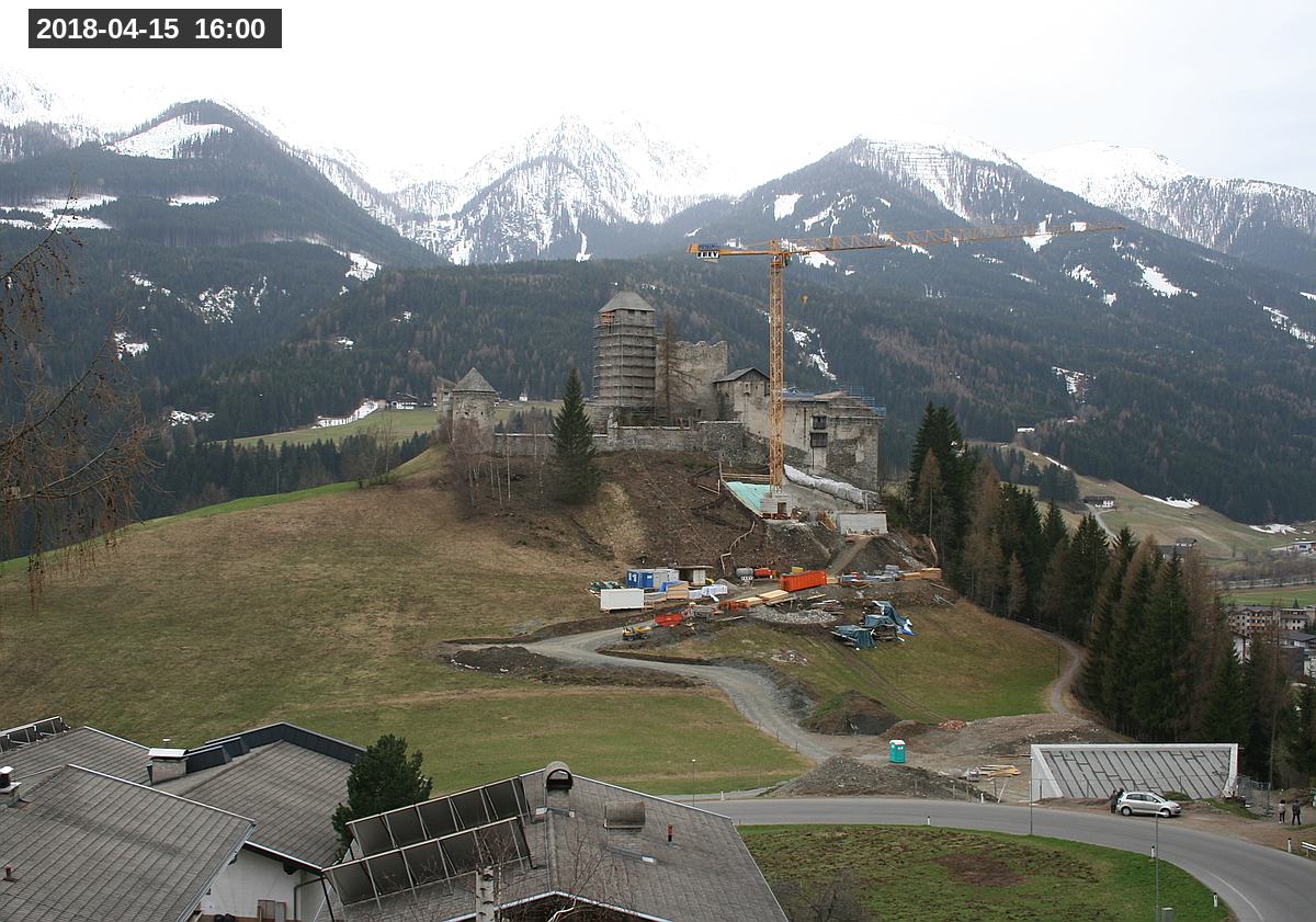 Webcam Burg Heinfels, 2018-04-15 16:00 Uhr