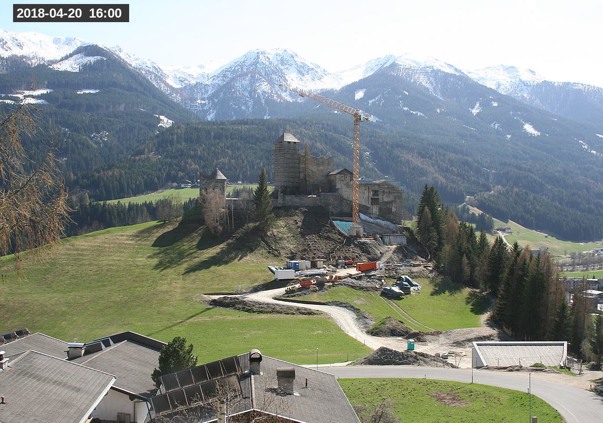 Webcam Burg Heinfels, 2018-04-20 16:00 Uhr
