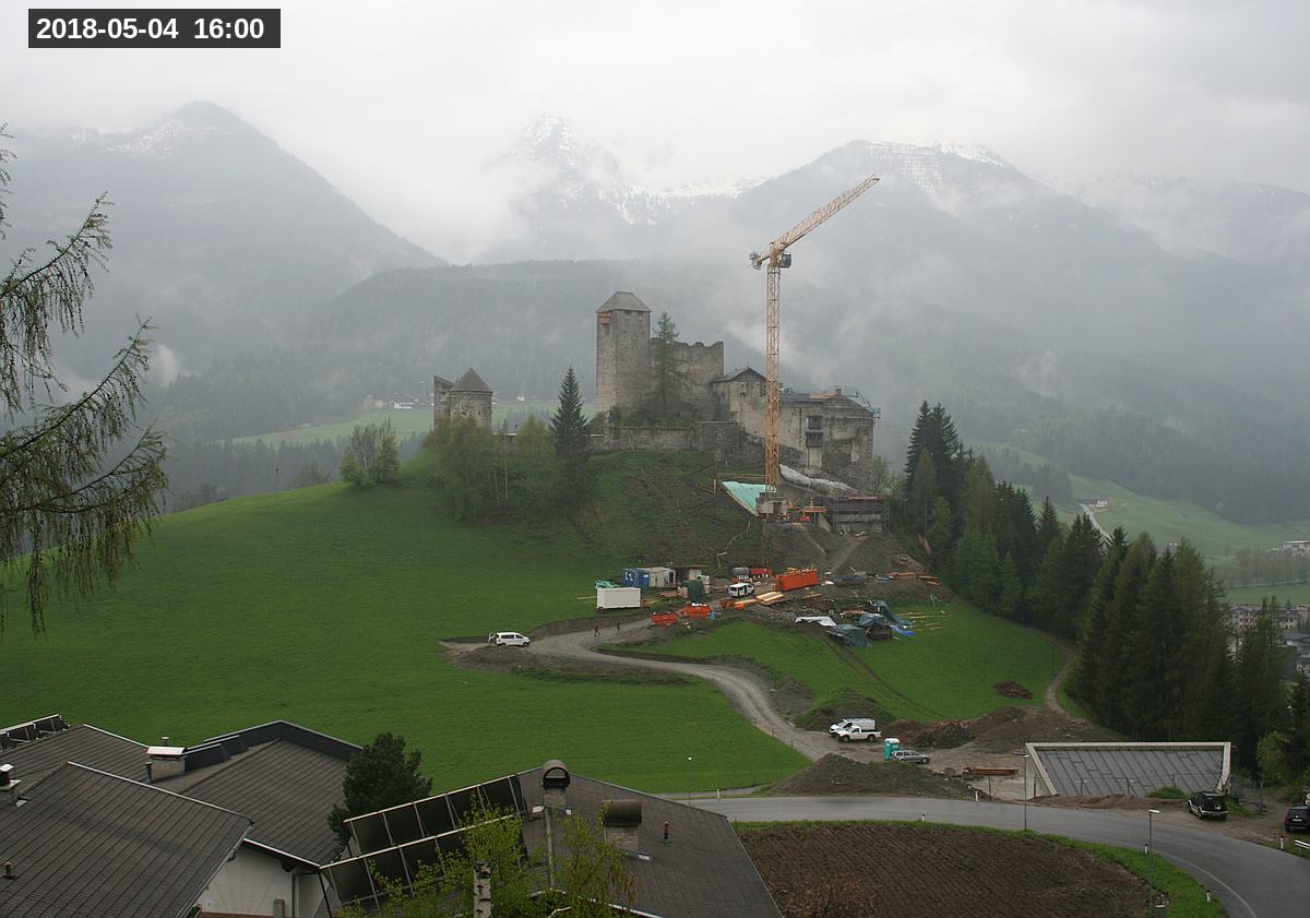 Webcam Burg Heinfels, 2018-05-04 16:00 Uhr