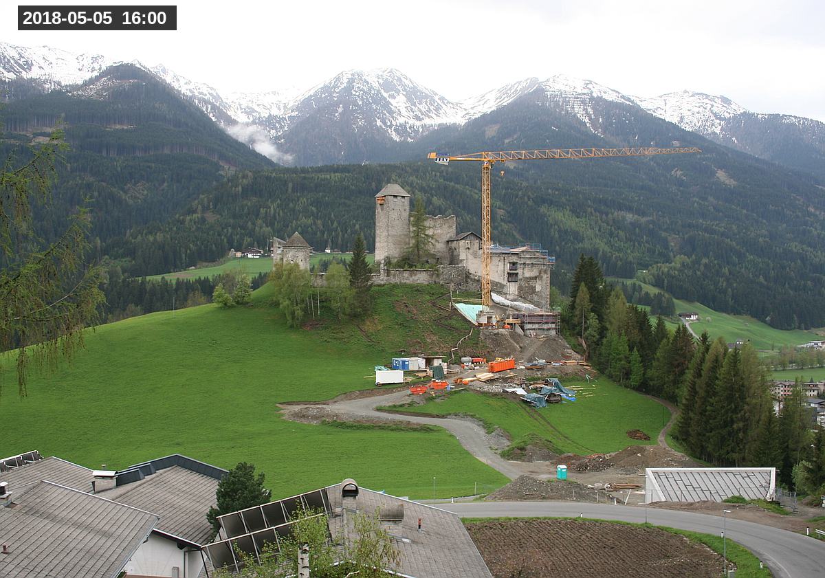 Webcam Burg Heinfels, 2018-05-05 16:00 Uhr