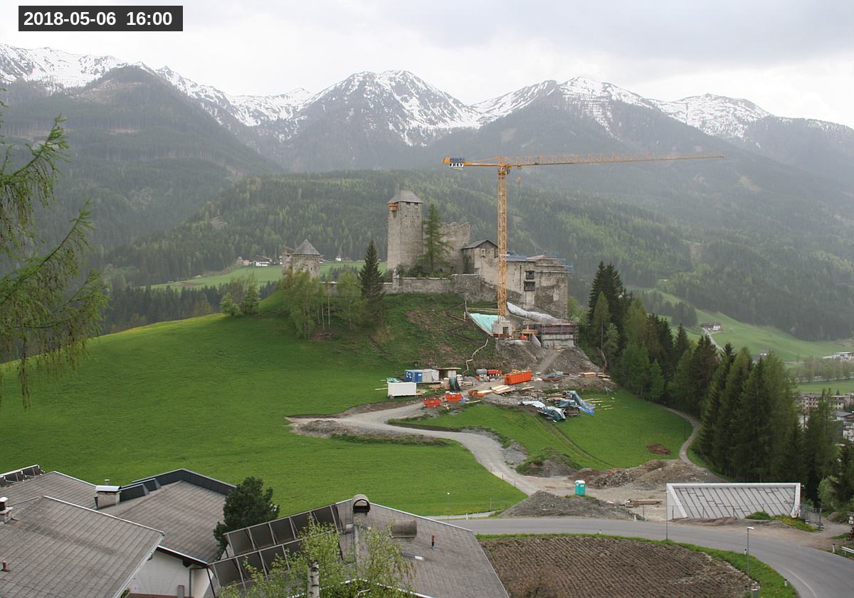 Webcam Burg Heinfels, 2018-05-06 16:00 Uhr