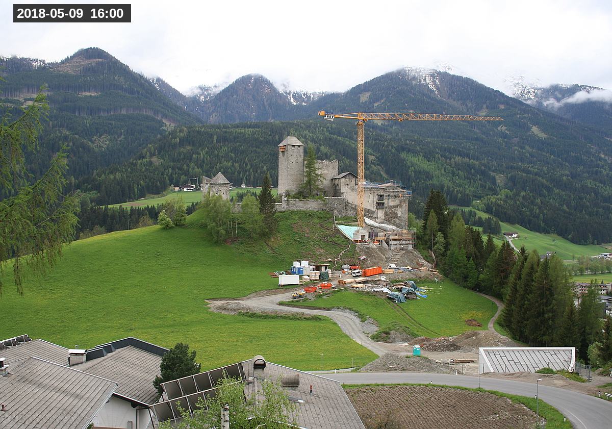 Webcam Burg Heinfels, 2018-05-09 16:00 Uhr