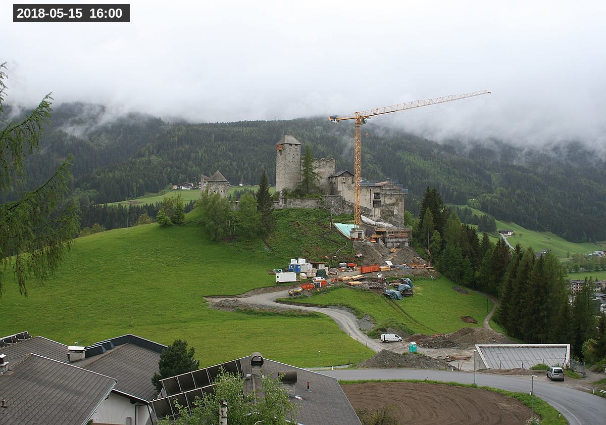 Webcam Burg Heinfels, 2018-05-15 16:00 Uhr