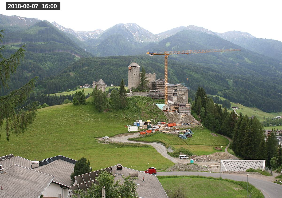 Webcam Burg Heinfels, 2018-06-07 16:00 Uhr