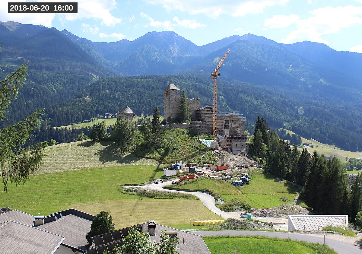 Webcam Burg Heinfels, 2018-06-20 16:00 Uhr