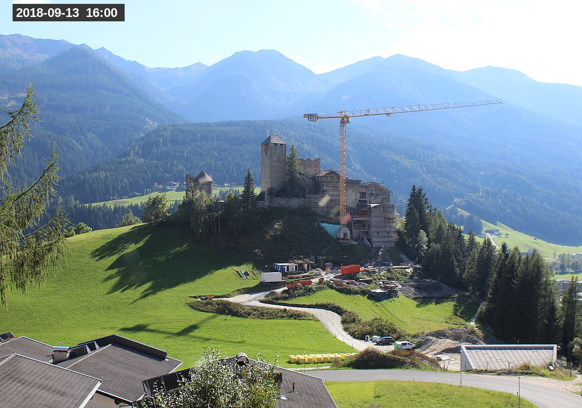 Webcam Burg Heinfels, 2018-09-13 16:00 Uhr