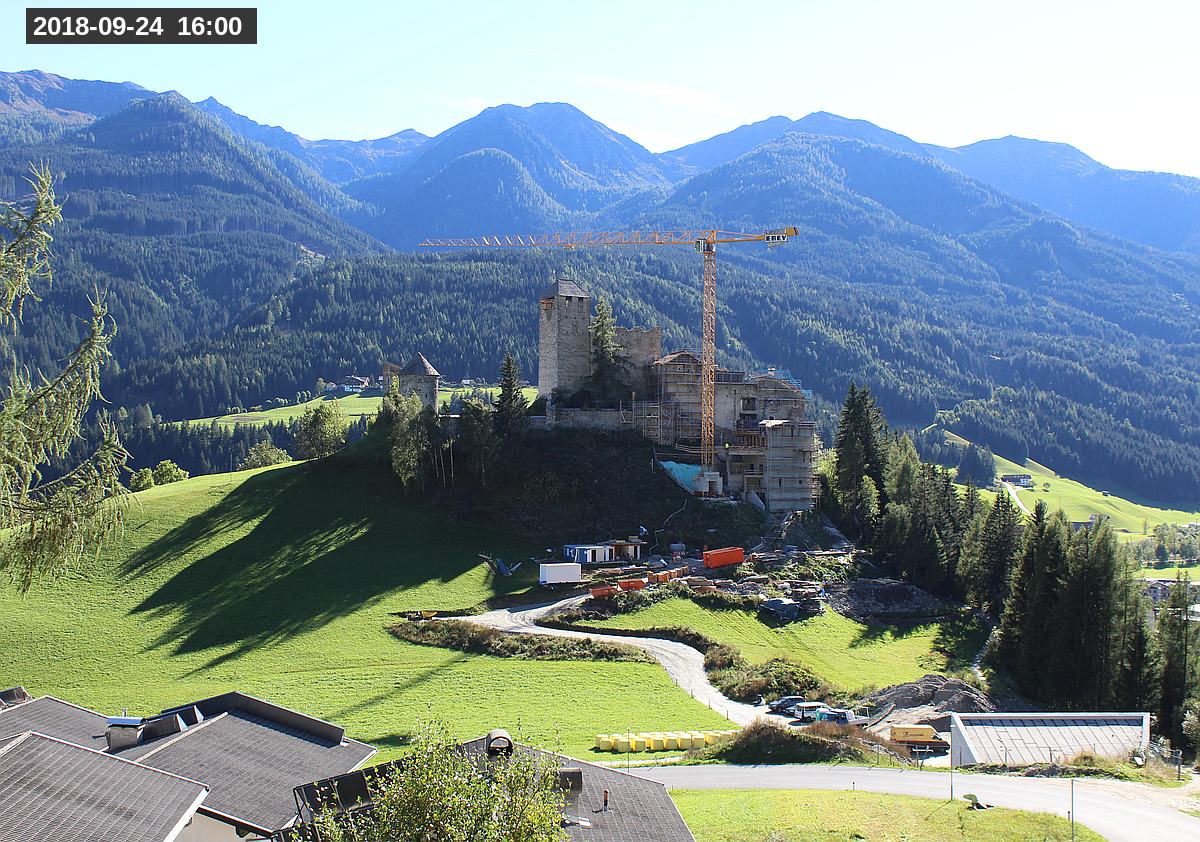 Webcam Burg Heinfels, 2018-09-24 16:00 Uhr