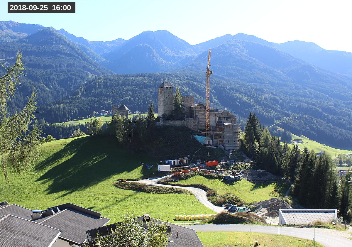 Webcam Burg Heinfels, 2018-09-25 16:00 Uhr