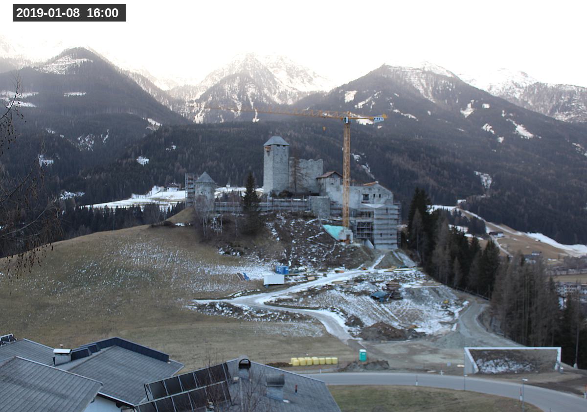 Webcam Burg Heinfels, 2019-01-08 16:00 Uhr