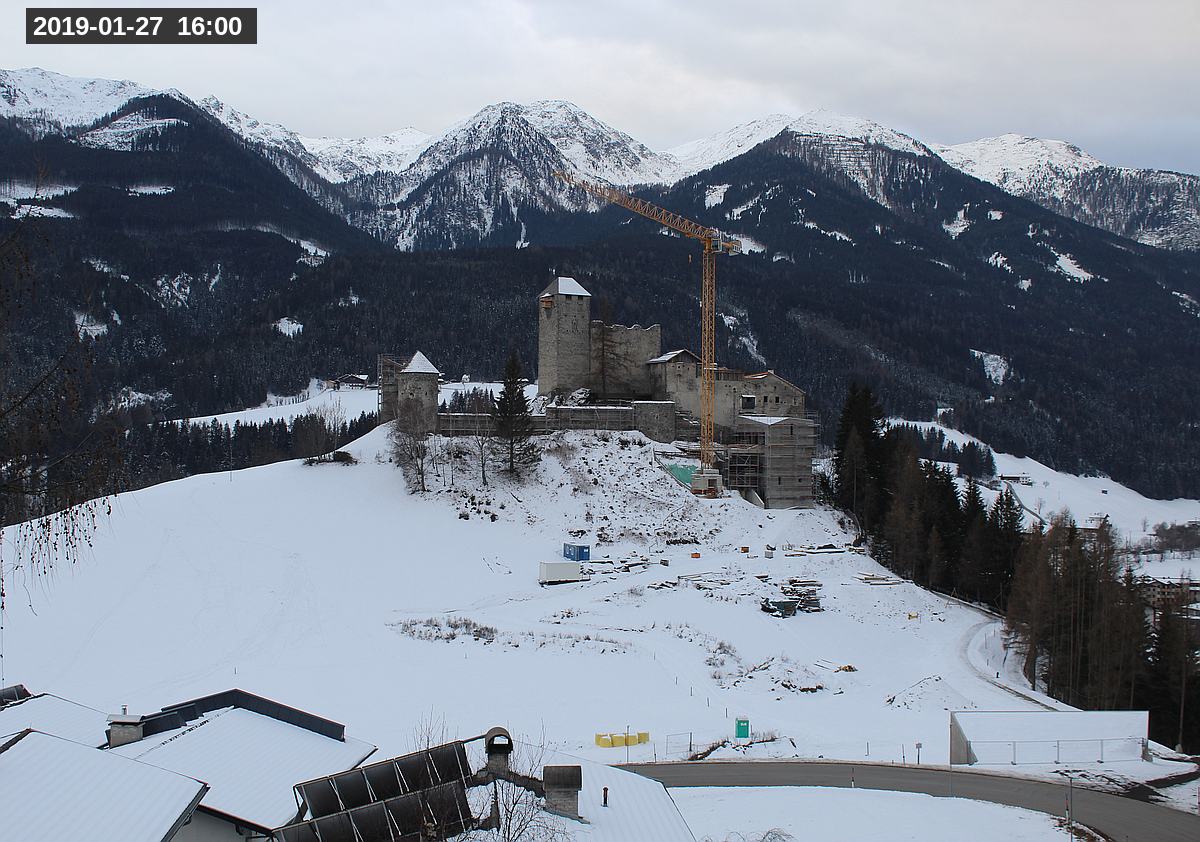 Webcam Burg Heinfels, 2019-01-27 16:00 Uhr