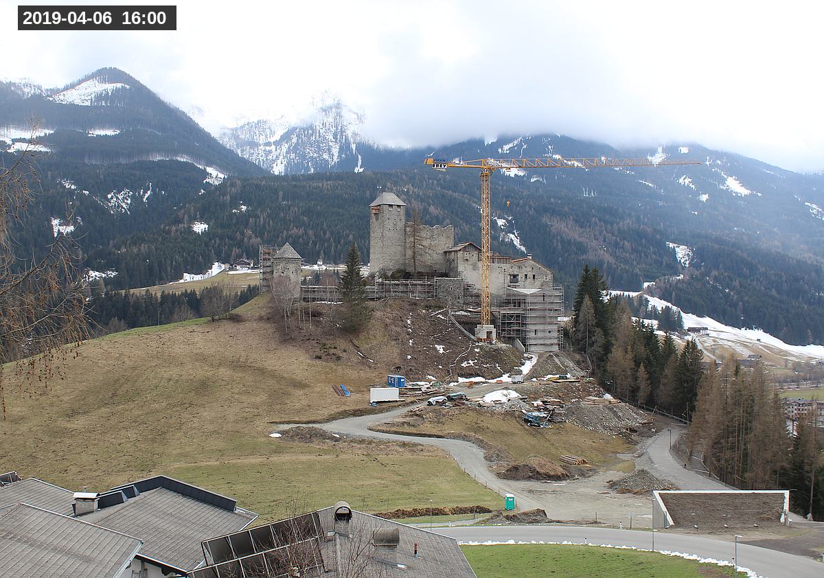 Webcam Burg Heinfels, 2019-04-06 16:00 Uhr