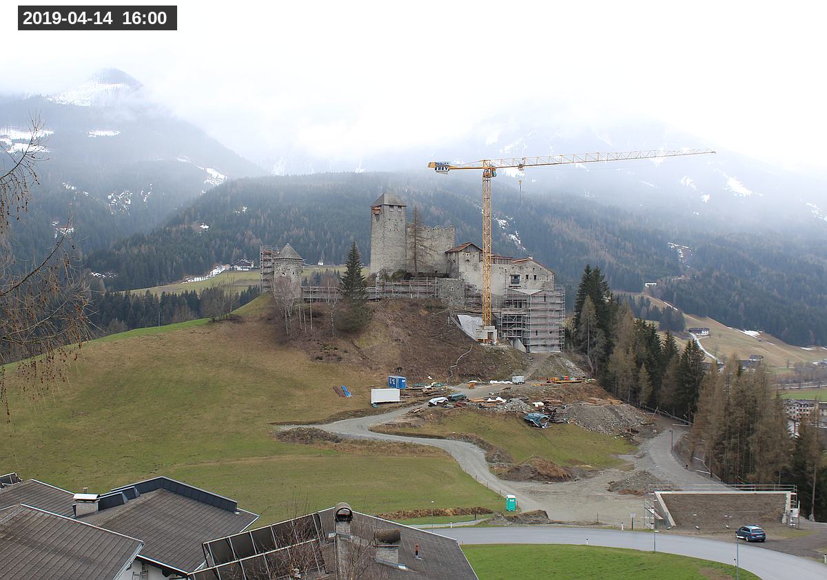 Webcam Burg Heinfels, 2019-04-14 16:00 Uhr
