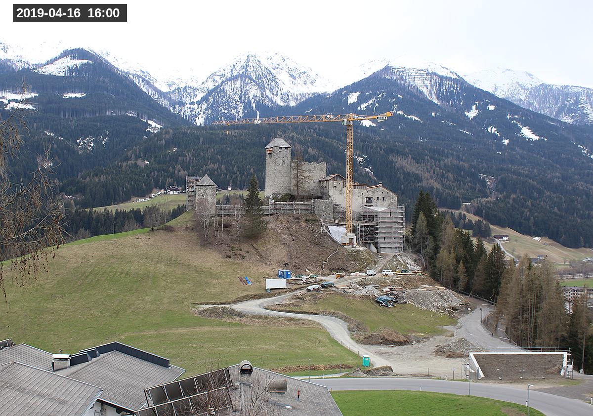 Webcam Burg Heinfels, 2019-04-16 16:00 Uhr