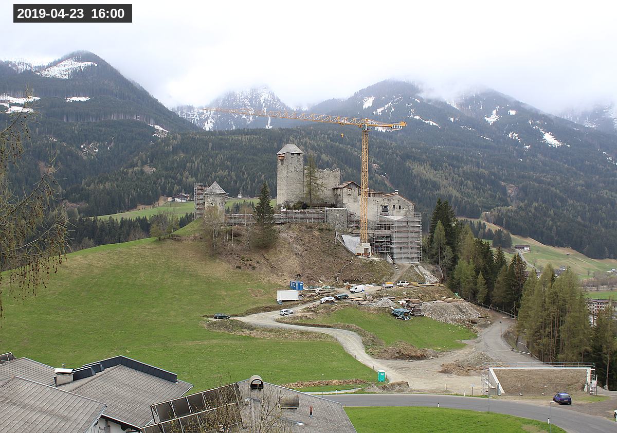 Webcam Burg Heinfels, 2019-04-23 16:00 Uhr