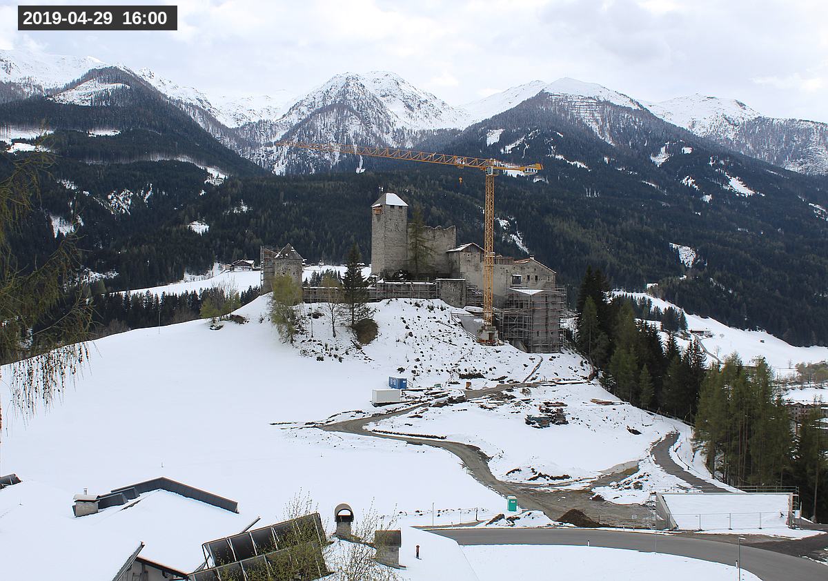Webcam Burg Heinfels, 2019-04-29 16:00 Uhr