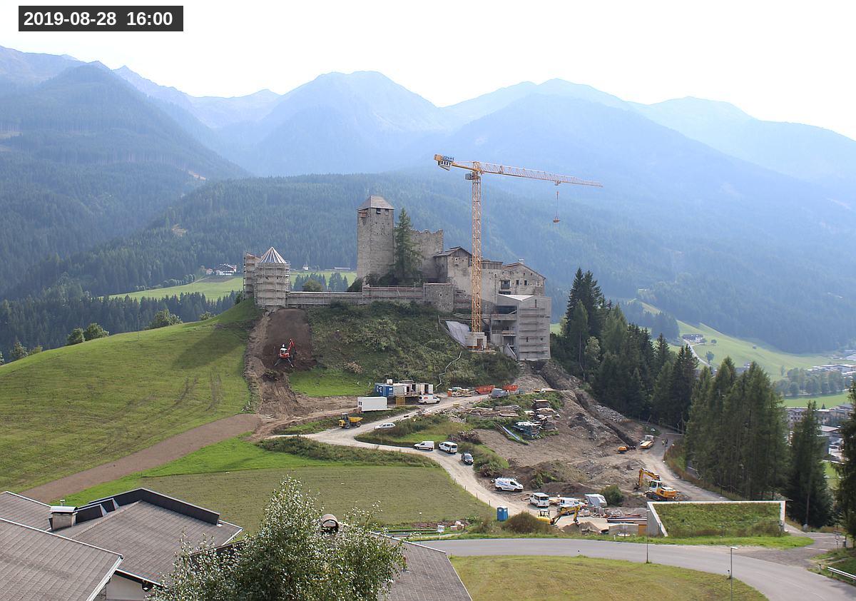 Webcam Burg Heinfels, 2019-08-28 16:00 Uhr