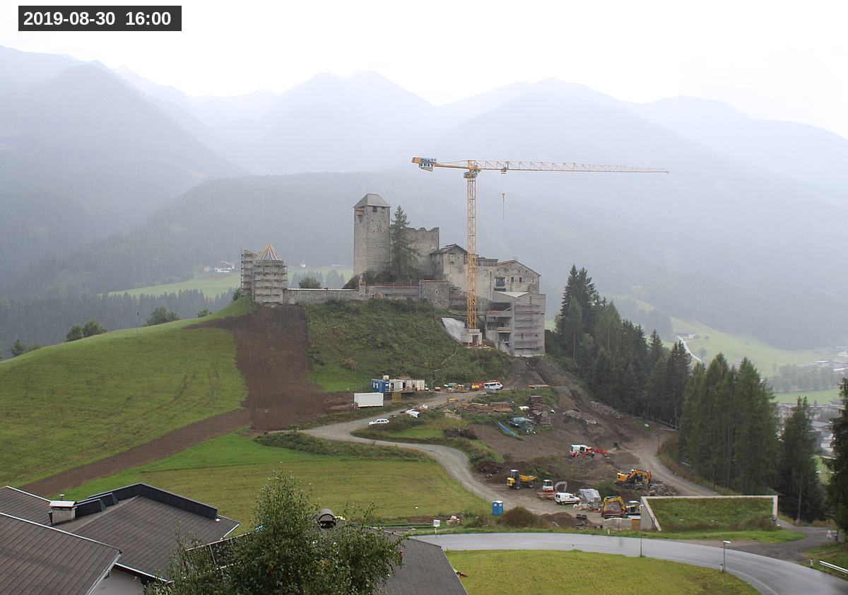 Webcam Burg Heinfels, 2019-08-30 16:00 Uhr
