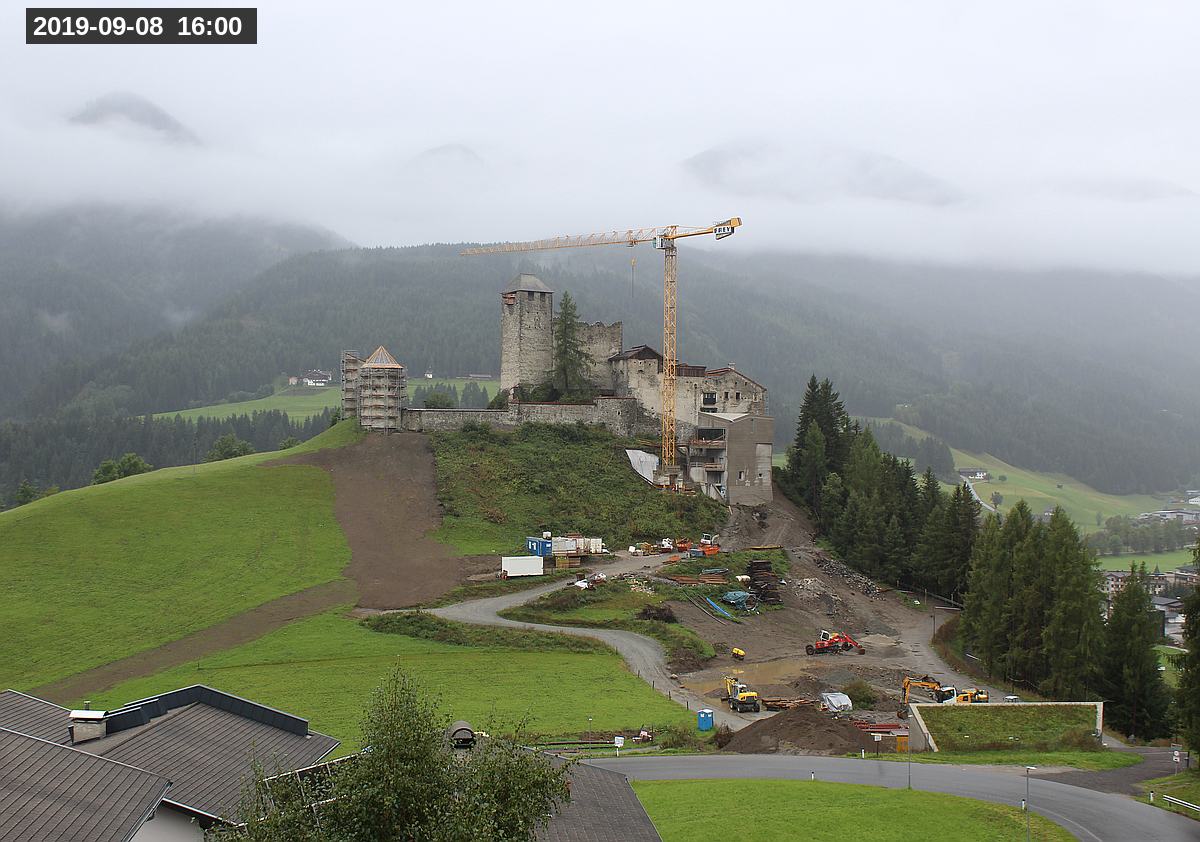 Webcam Burg Heinfels, 2019-09-08 16:00 Uhr