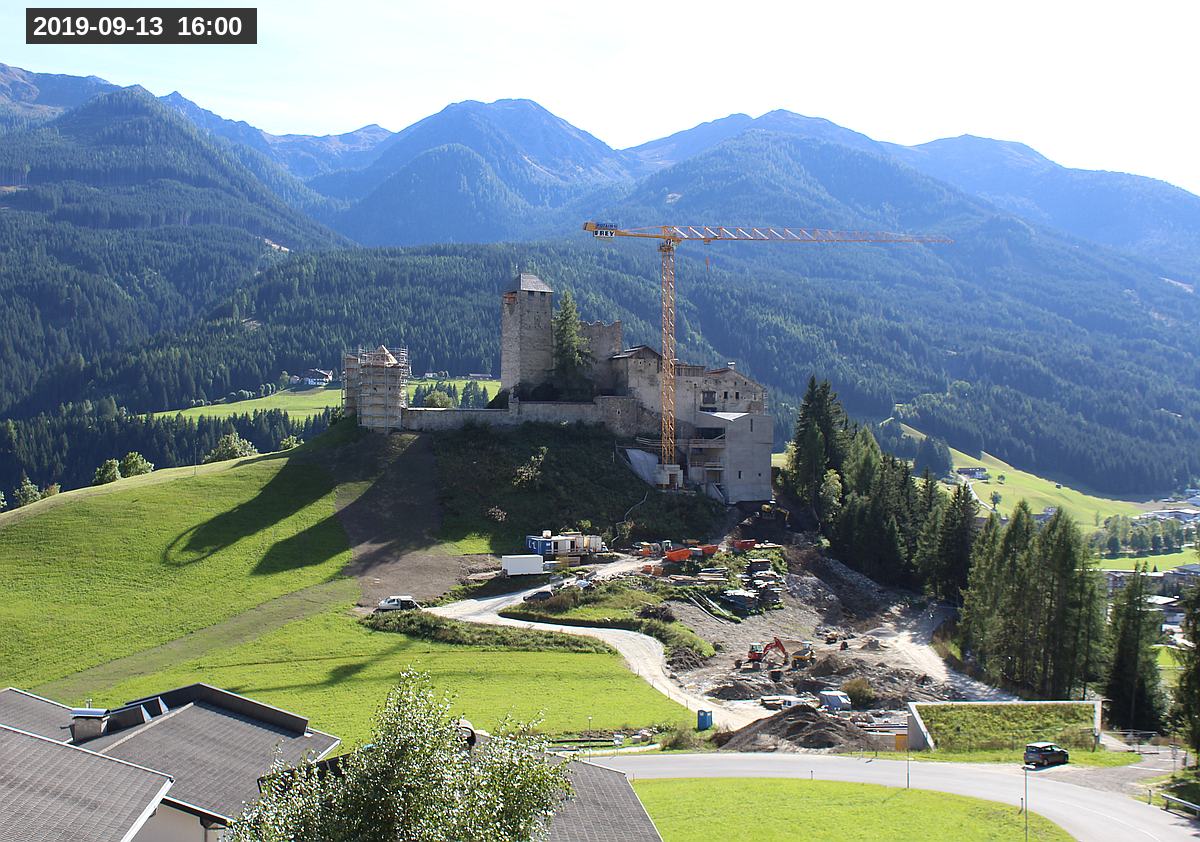 Webcam Burg Heinfels, 2019-09-13 16:00 Uhr