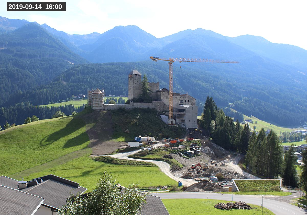 Webcam Burg Heinfels, 2019-09-14 16:00 Uhr