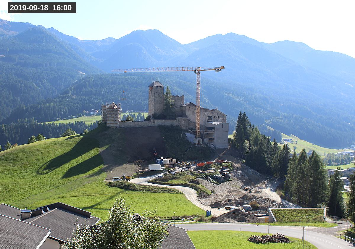 Webcam Burg Heinfels, 2019-09-18 16:00 Uhr