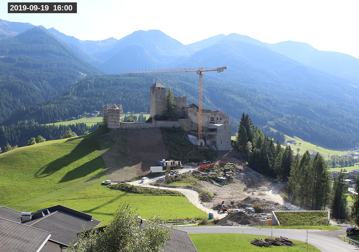 Webcam Burg Heinfels, 2019-09-19 16:00 Uhr