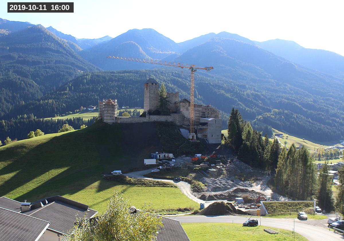 Webcam Burg Heinfels, 2019-10-11 16:00 Uhr