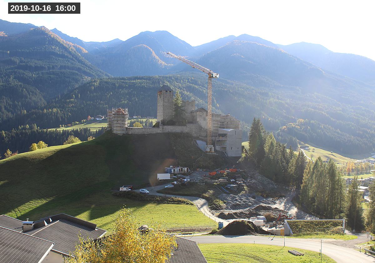 Webcam Burg Heinfels, 2019-10-16 16:00 Uhr