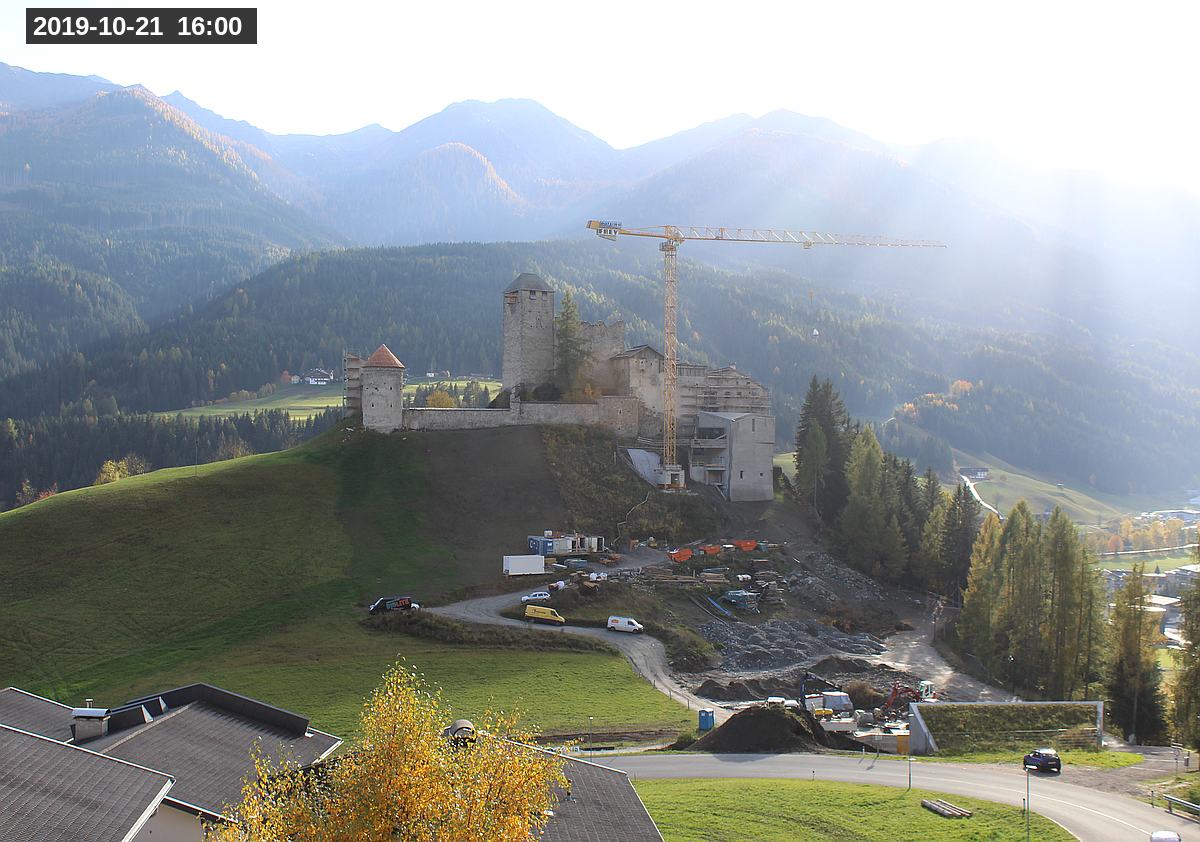 Webcam Burg Heinfels, 2019-10-21 16:00 Uhr