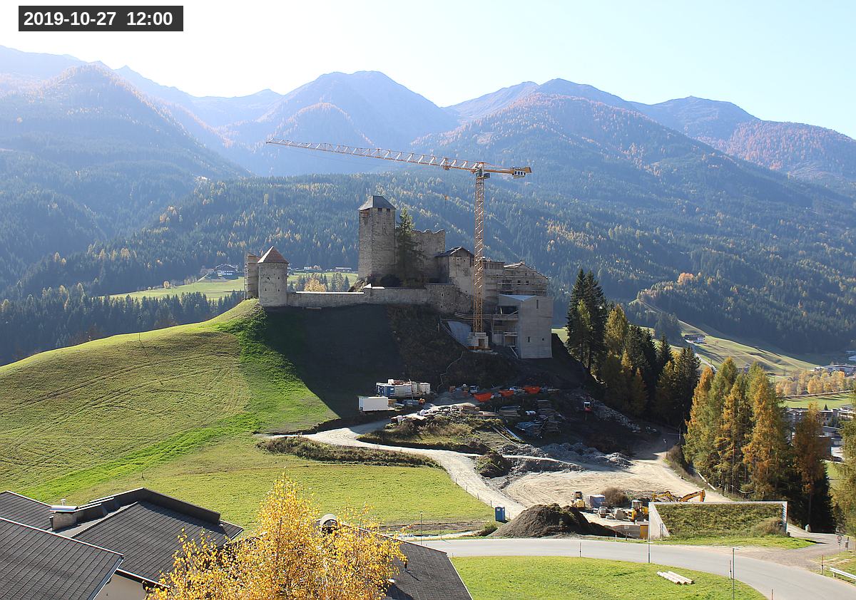Webcam Burg Heinfels, 2019-10-27 12:00 Uhr
