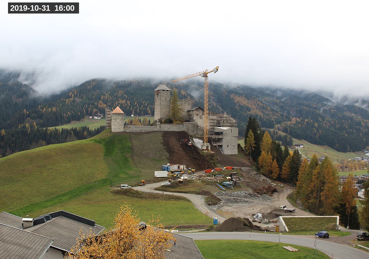 Webcam Burg Heinfels, 2019-10-31 16:00 Uhr