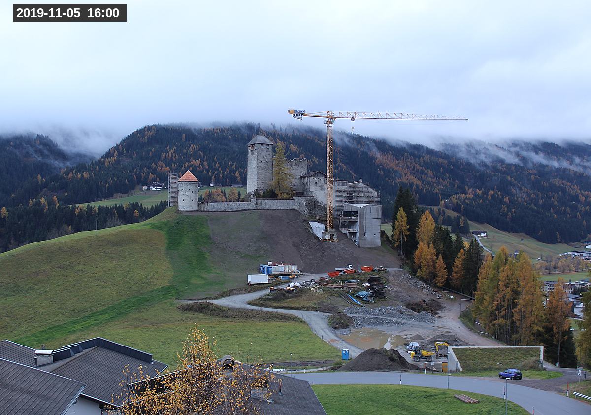 Webcam Burg Heinfels, 2019-11-05 16:00 Uhr