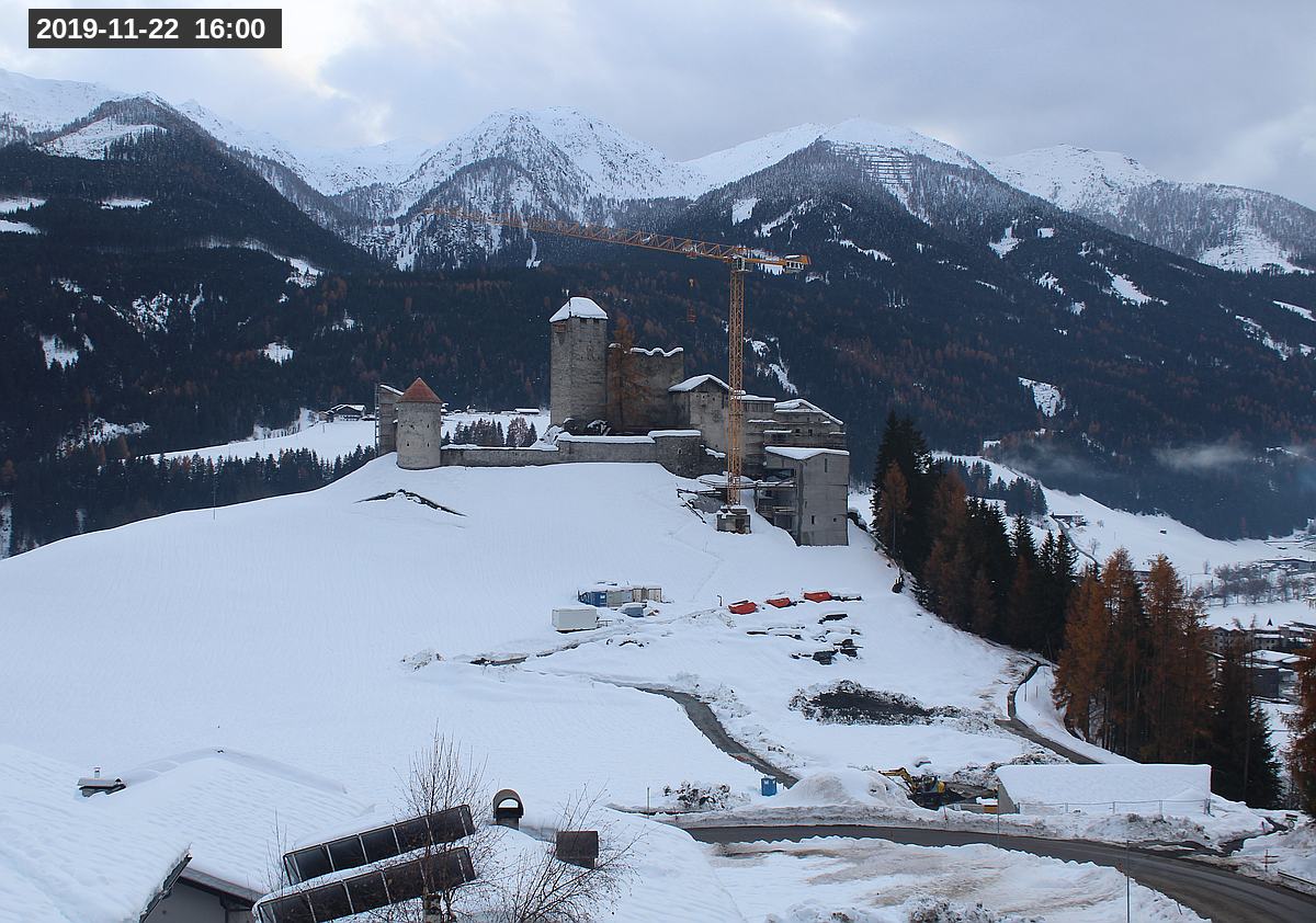 Webcam Burg Heinfels, 2019-11-22 16:00 Uhr