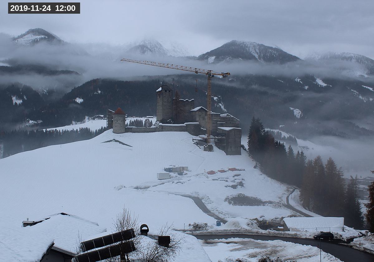 Webcam Burg Heinfels, 2019-11-24 12:00 Uhr