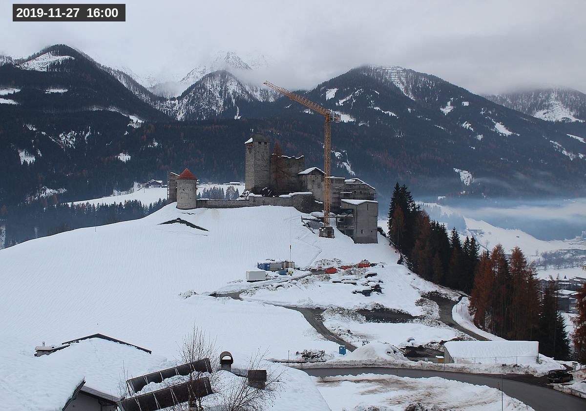 Webcam Burg Heinfels, 2019-11-27 16:00 Uhr
