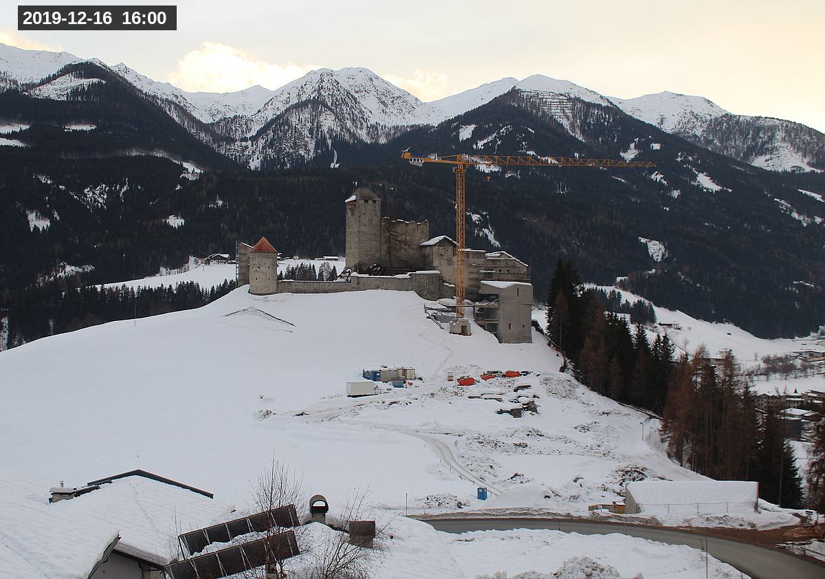 Webcam Burg Heinfels, 2019-12-16 16:00 Uhr